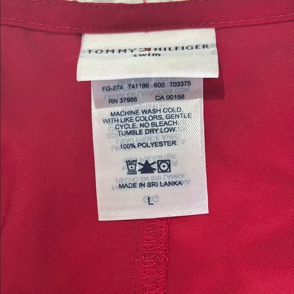 Tommy Hilfiger Red Performance Athletic Shorts - Picture 3 of 8